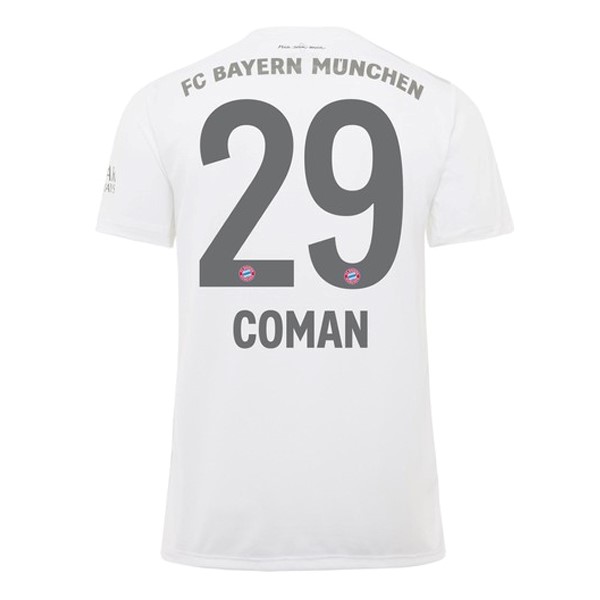 Camiseta Bayern Munich NO.29 Coman Replica Segunda Ropa 2019/20 Blanco